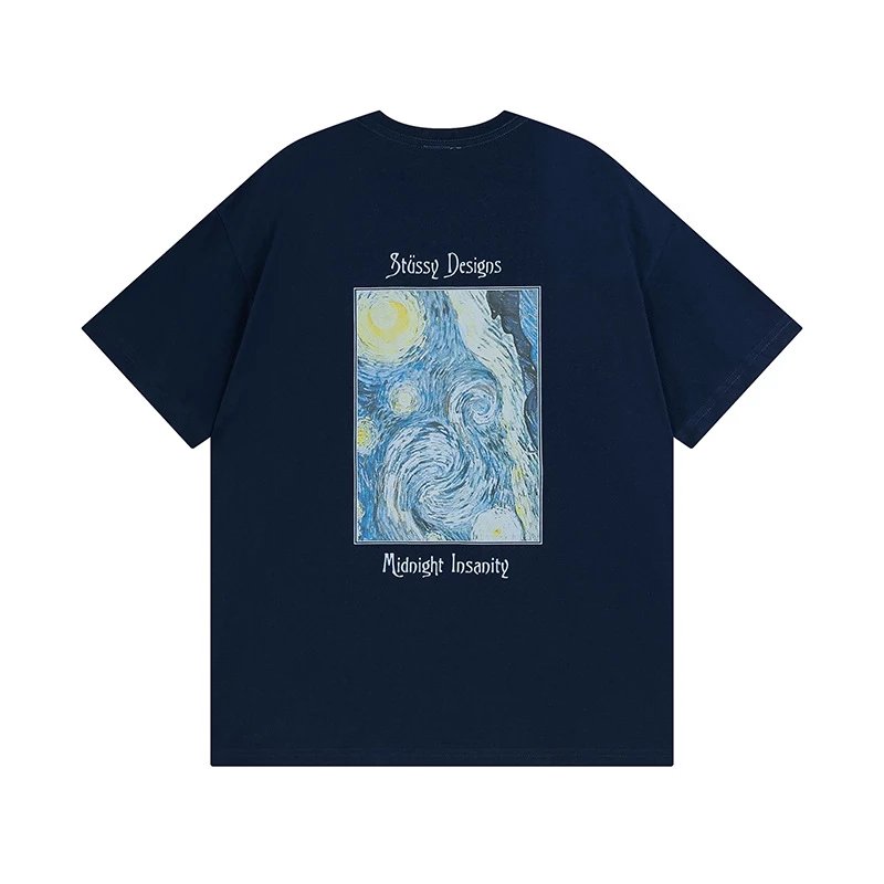 Stussy Tee 873# navy blue